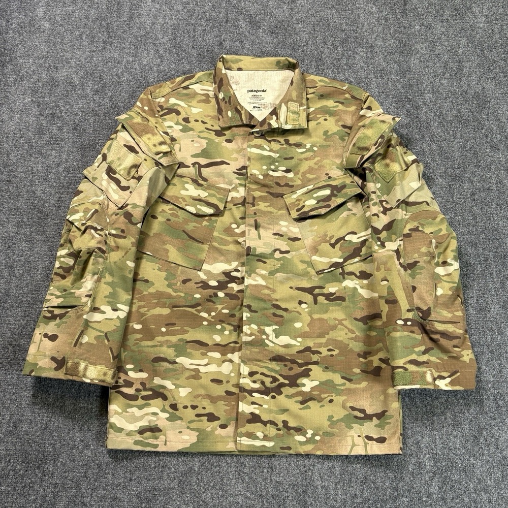 Patagonia Level 9 Field Shirt Medium Reg Multicam OCP Military Camo Jacket USA